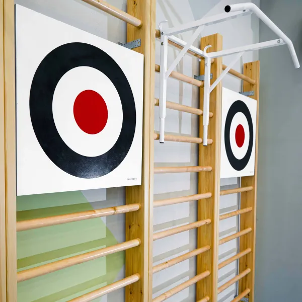 Щит для метания навесной на шведскую стенку (фанера) 700х700 ZAVODSPORTA за 8&nbsp;960 ₽ в Орле